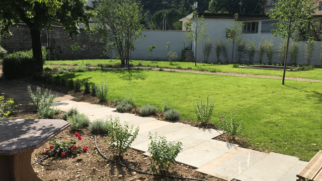 Création allées de jardin